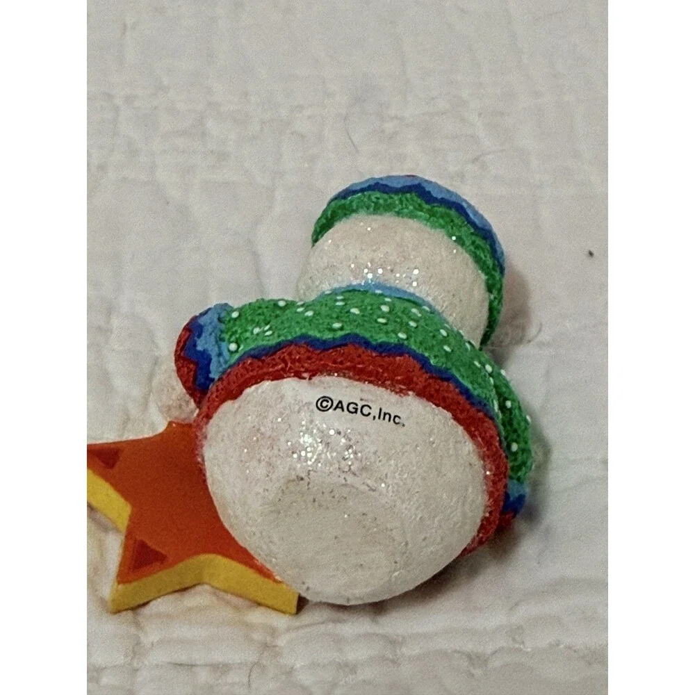 Vintage 2001 Carlton Cards AG Heirloom My 3rd Christmas Snowman Ornament Holiday